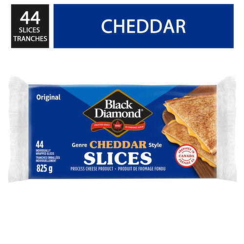 Black Diamond Thin Cheese Slices 825 g