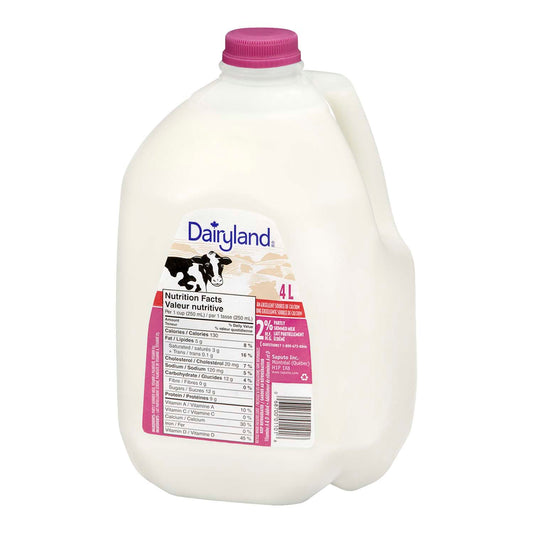 Dairyland 2% Regular Milk 4 L