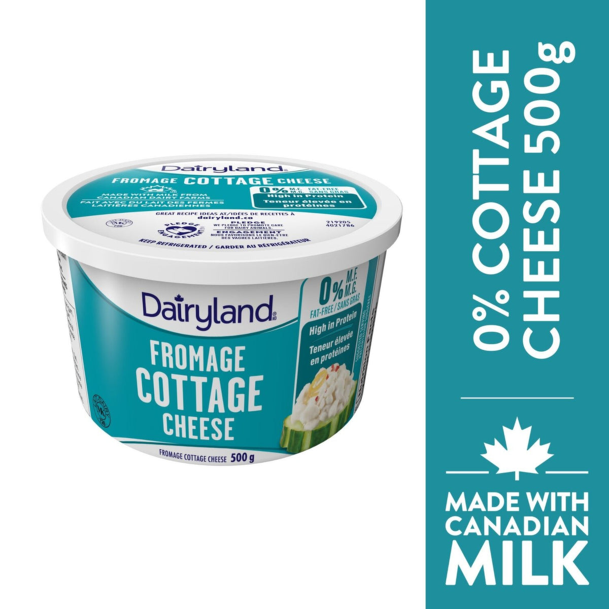 Dairyland Fat-Free Cottage Cheese 500 g