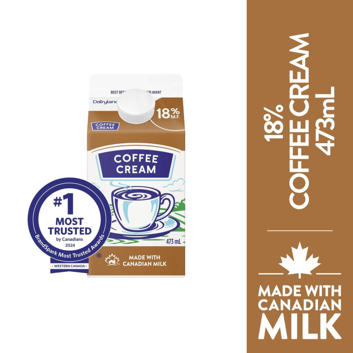 Dairyland Coffee Cream 18% 473 mL