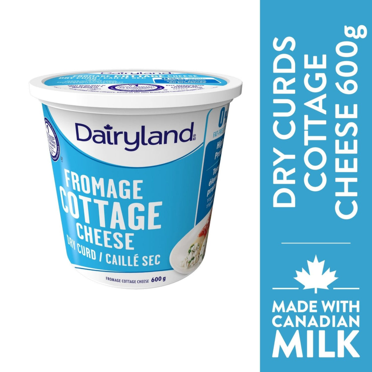 Dairyland Dry Curd Low-Fat Cottage Cheese 600 g
