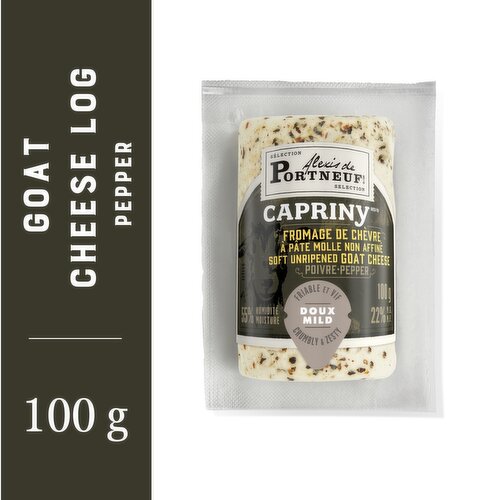 Alexis de Portneuf Capriny Pepper Goat Cheese 100 g