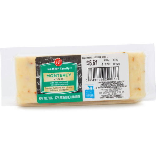 Western Family Monterey Jack with Habanero