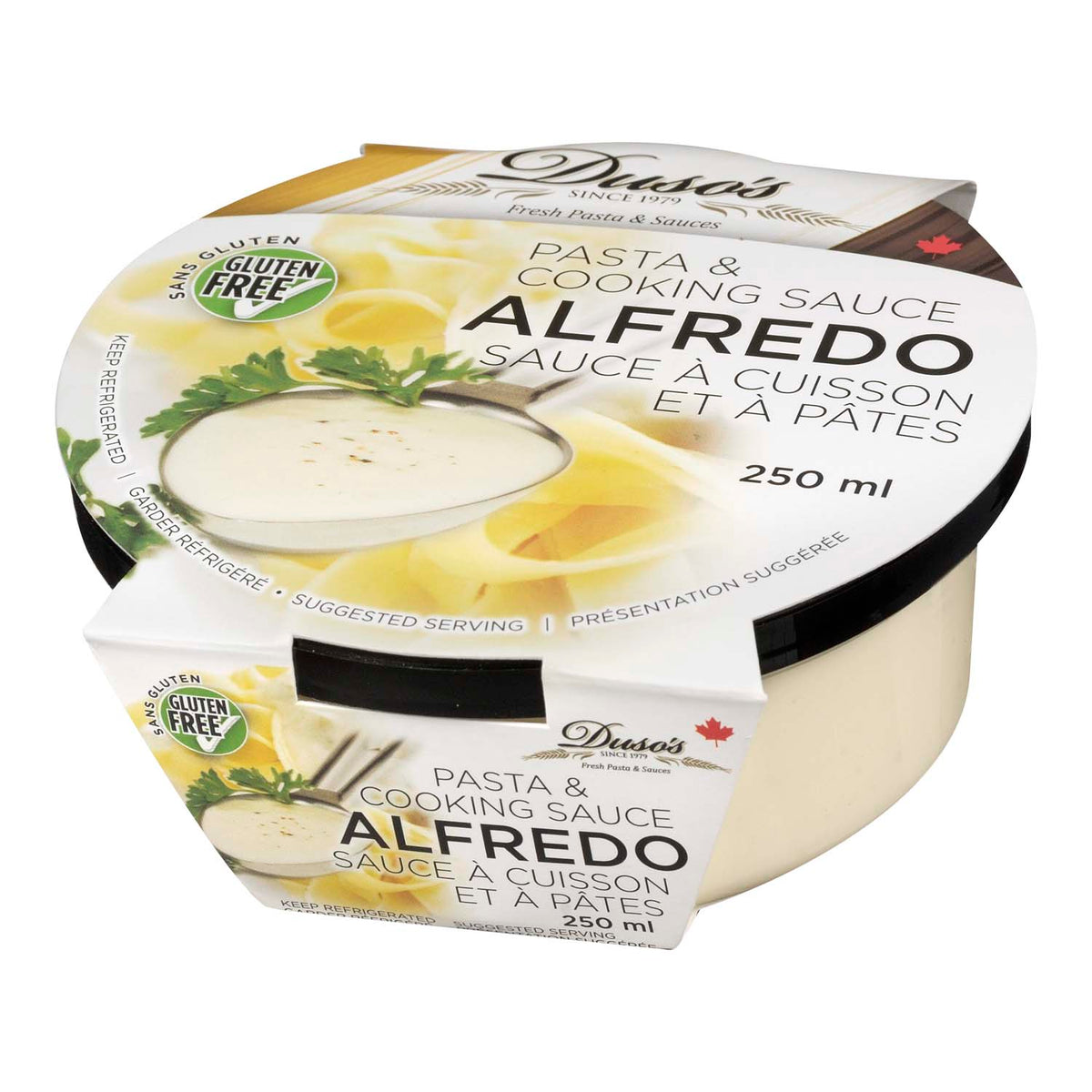 Duso's Fresh Alfredo Sauce 250 mL