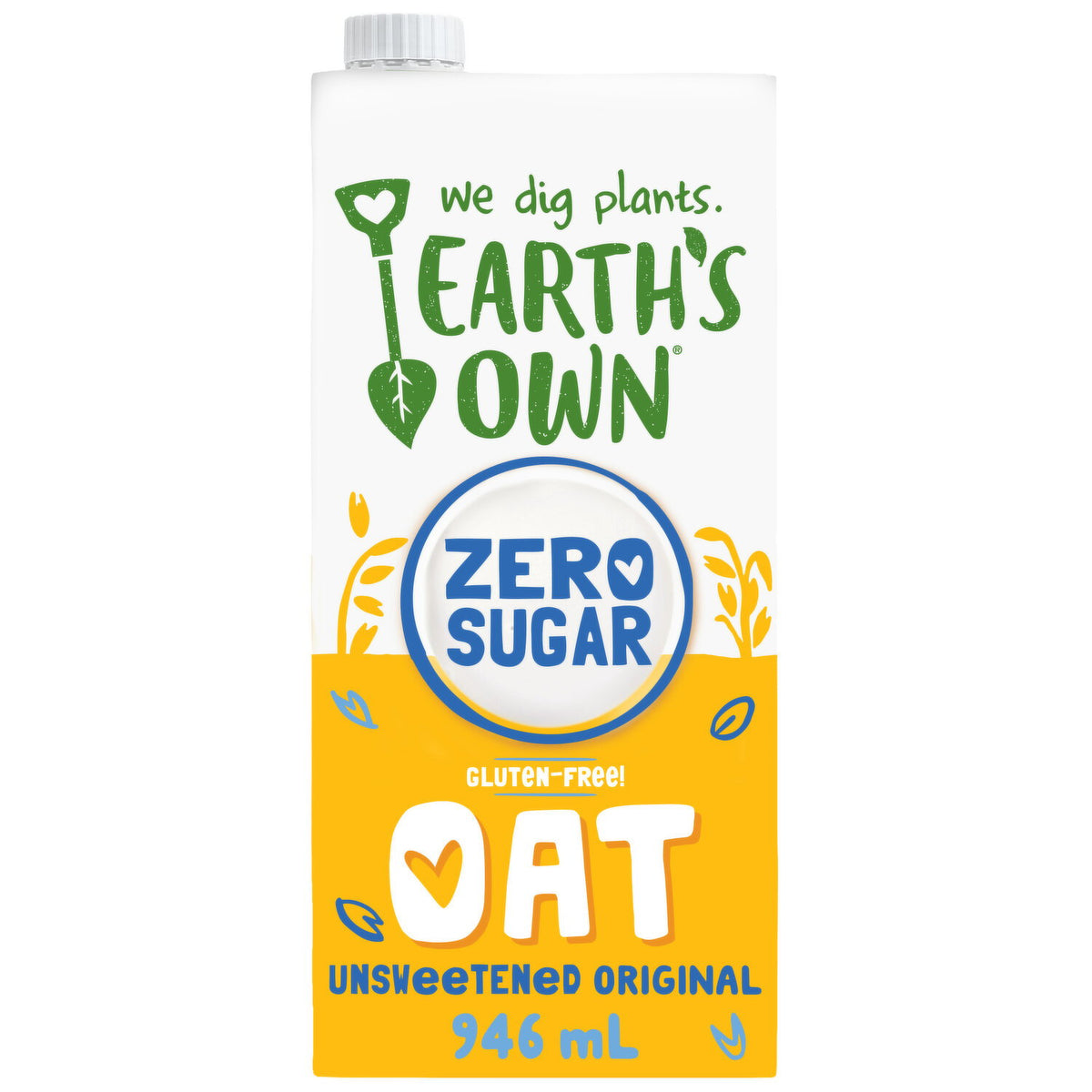 Earth's Own Zero Sugar Unsweetened Oat Milk 946 mL