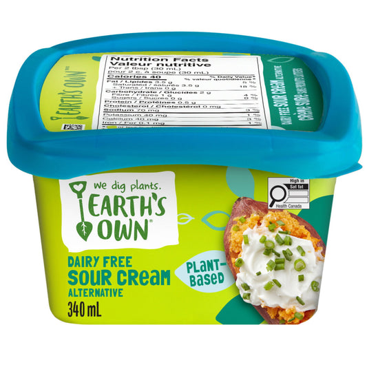 Earth’s Own Dairy-Free Sour Cream 340 mL