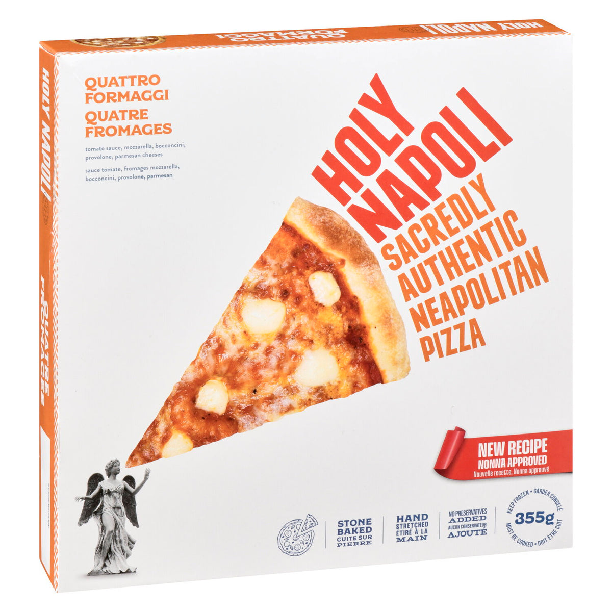 Holy Napoli Quattro Formaggi Neapolitan Pizza 385 g