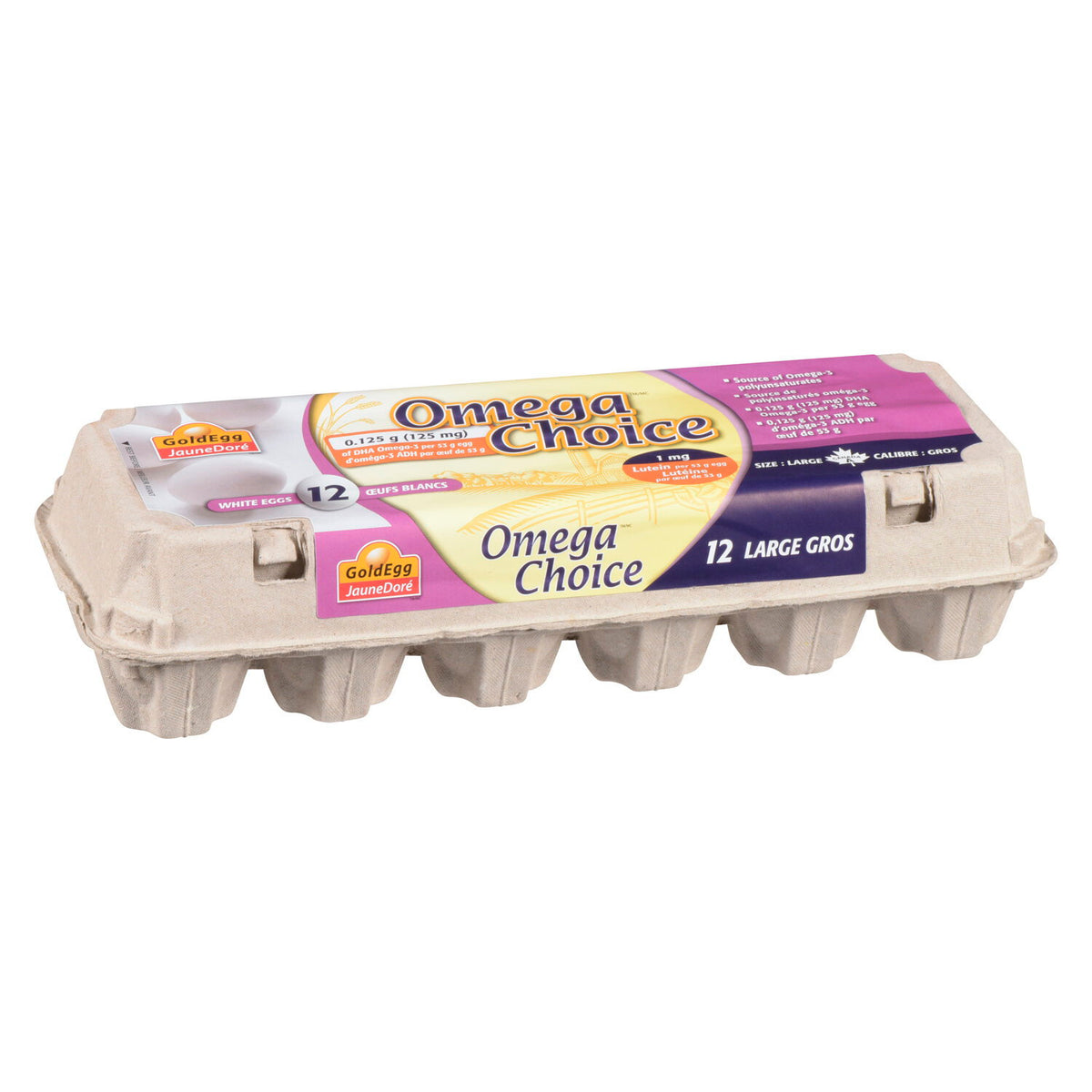 Gold Egg Omega Choice Large Eggs 12-Pack