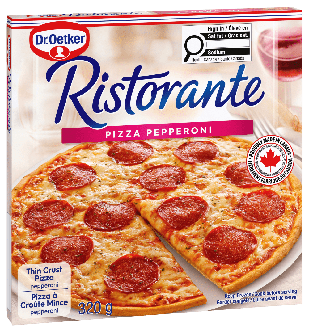Dr. Oetker Ristorante Pepperoni Thin Crust Pizza 320 g