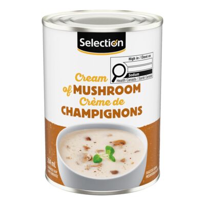 Selection Condensed Cream of Mushroom Soup 284 mL
