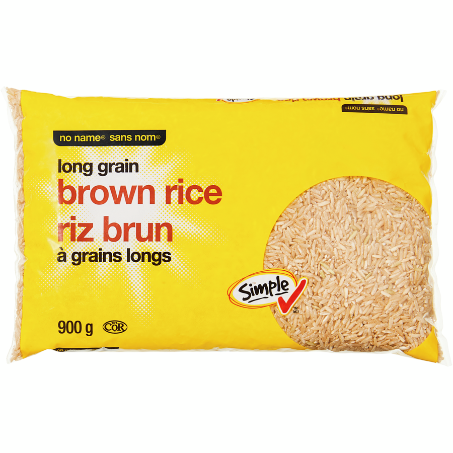 No Name Long Grain Brown Rice 900 g