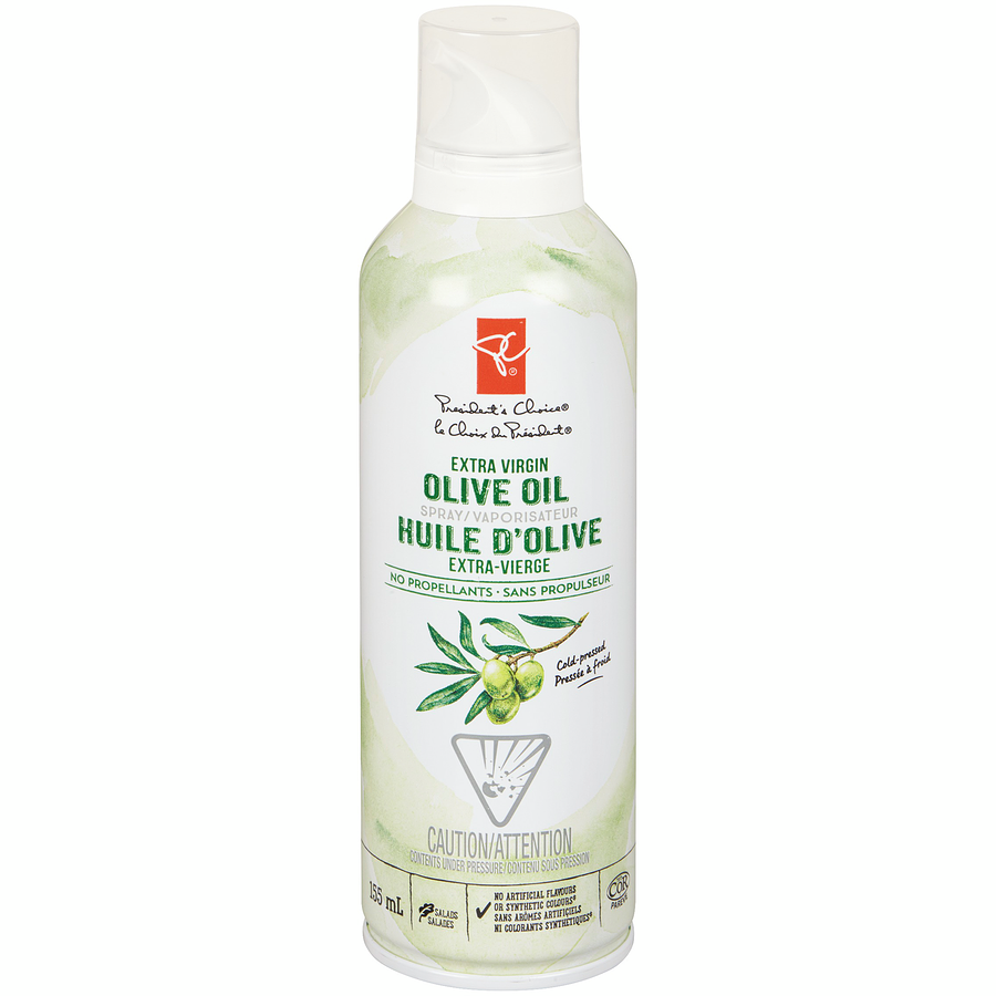 President's Choice Cold-Pressed Extra Virgin Olive Oil Spray 155 mL