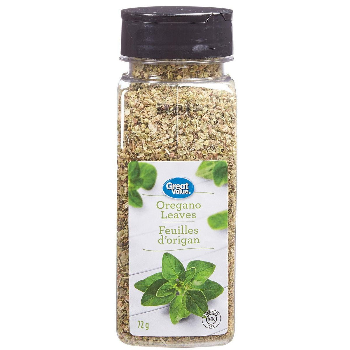 Great Value Oregano Leaves 72 g