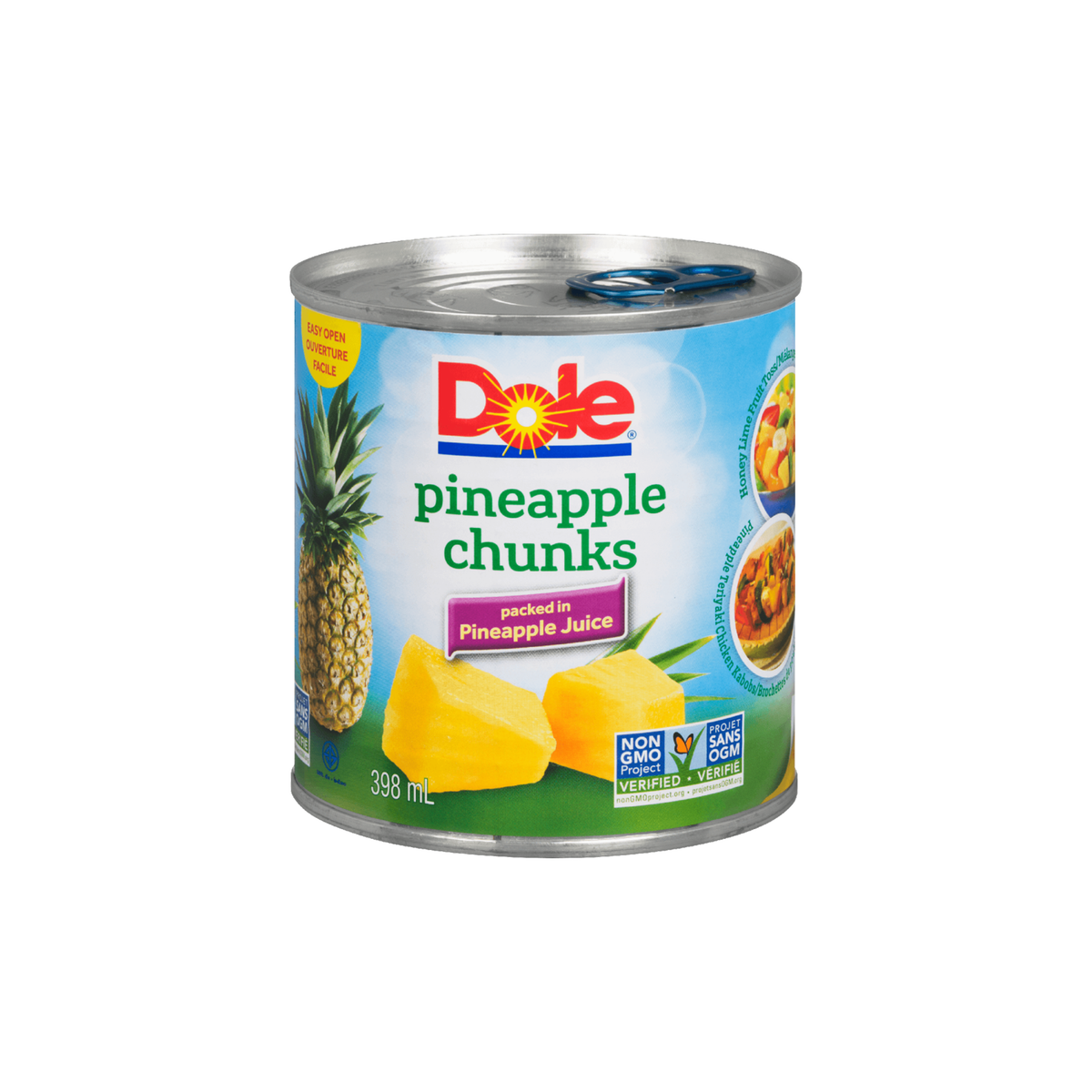 Dole Pineapple Chunks in Pineapple Juice 398 mL