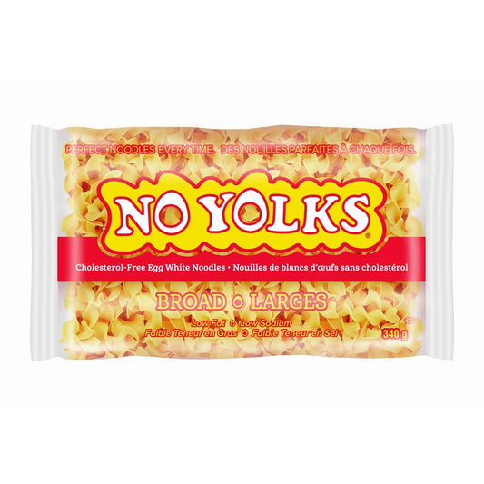 No Yolks Broad Egg White Noodles 340 g