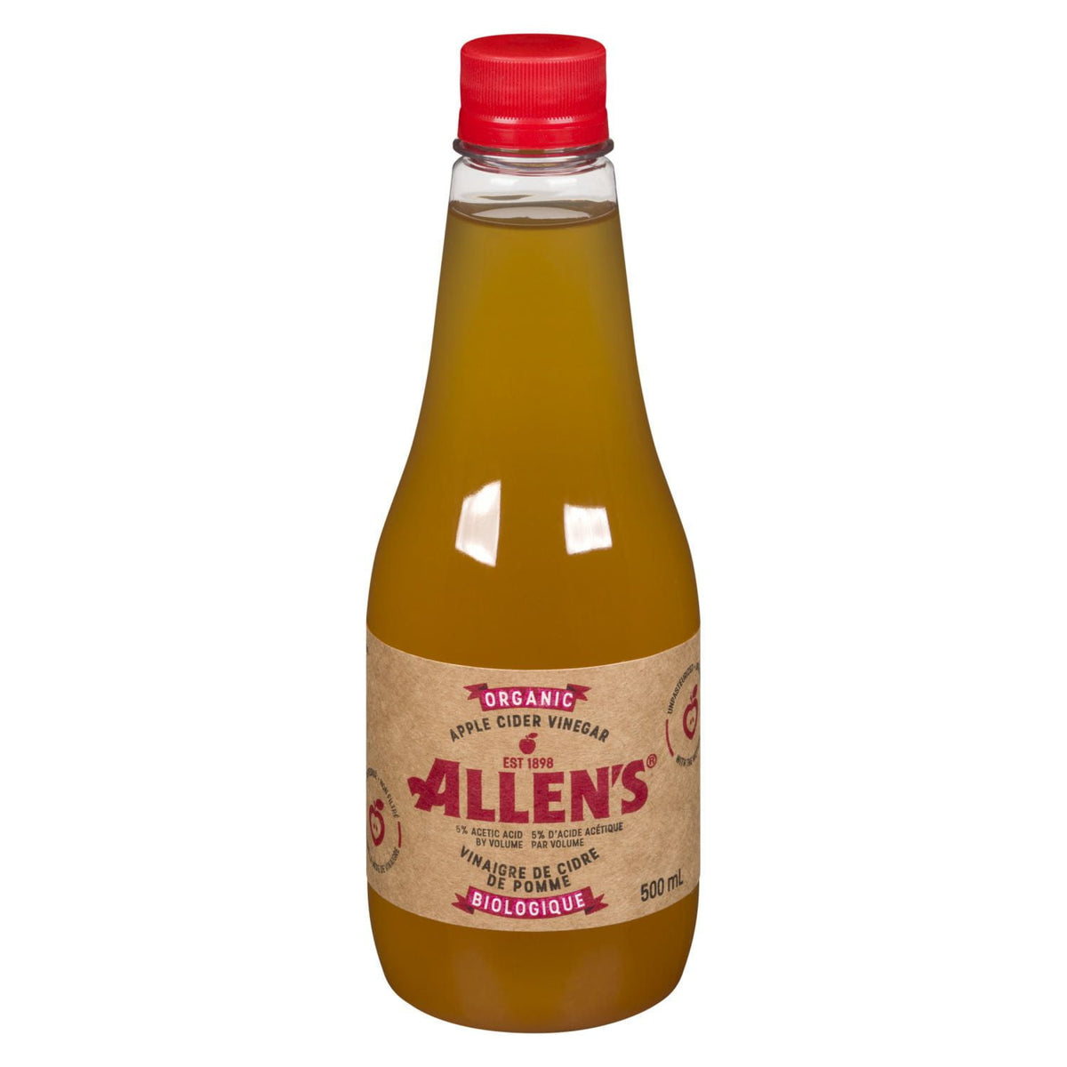 Allen’s Organic Apple Cider Vinegar 500 ml