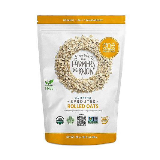 One Degree Organic Sprouted Rolled Oats 680 g