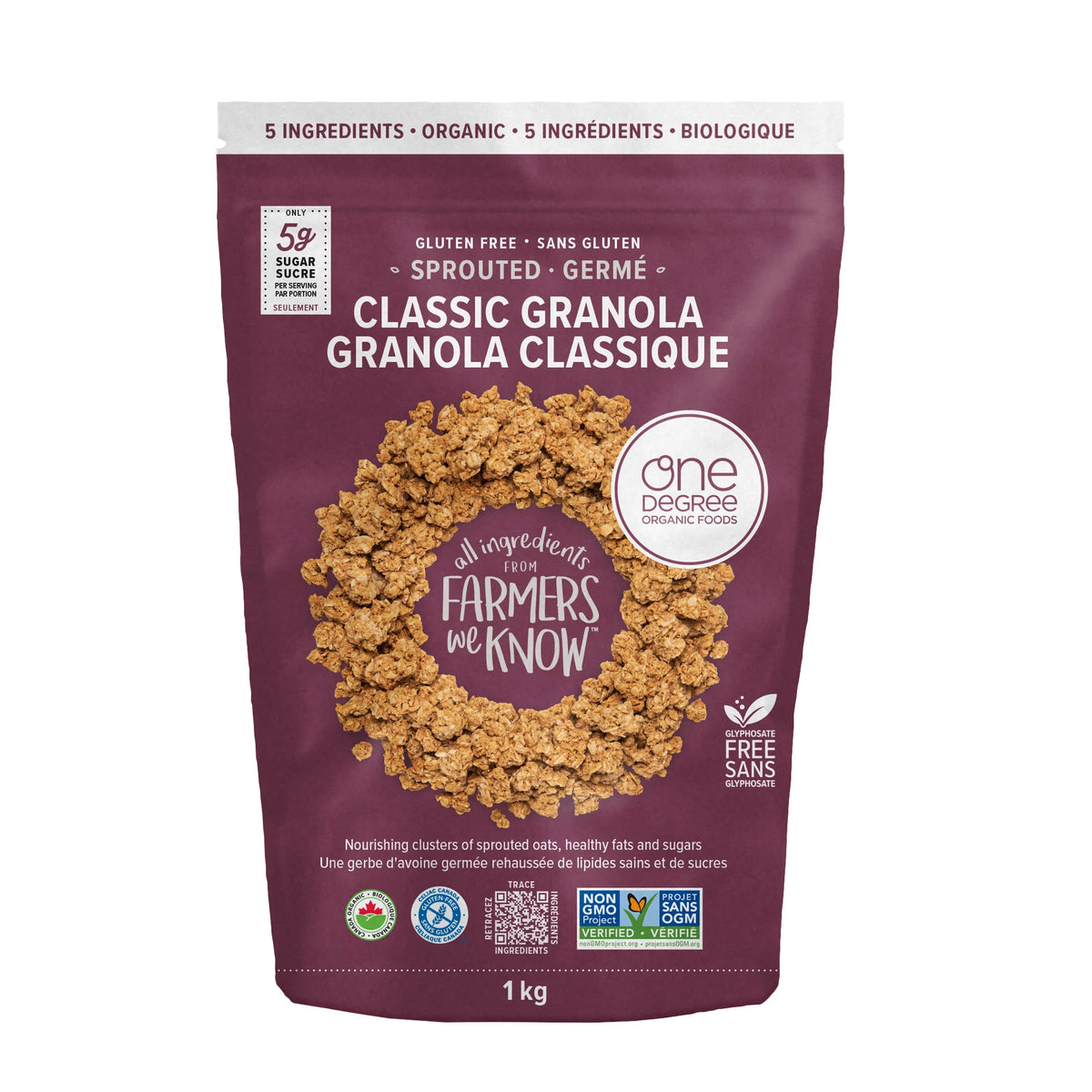 One Degree Organic Classic Granola