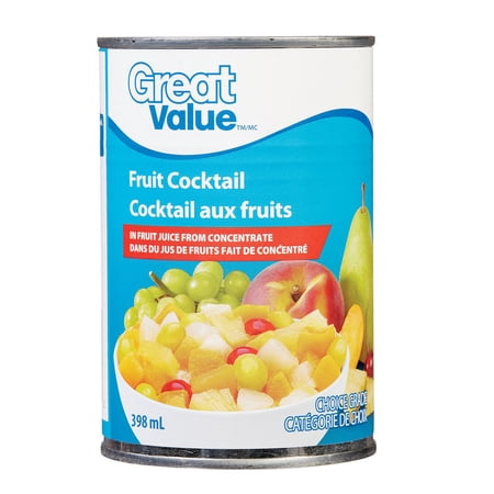 Great Value Fruit Cocktail in Fruit Juice from Concentrate 398 mL