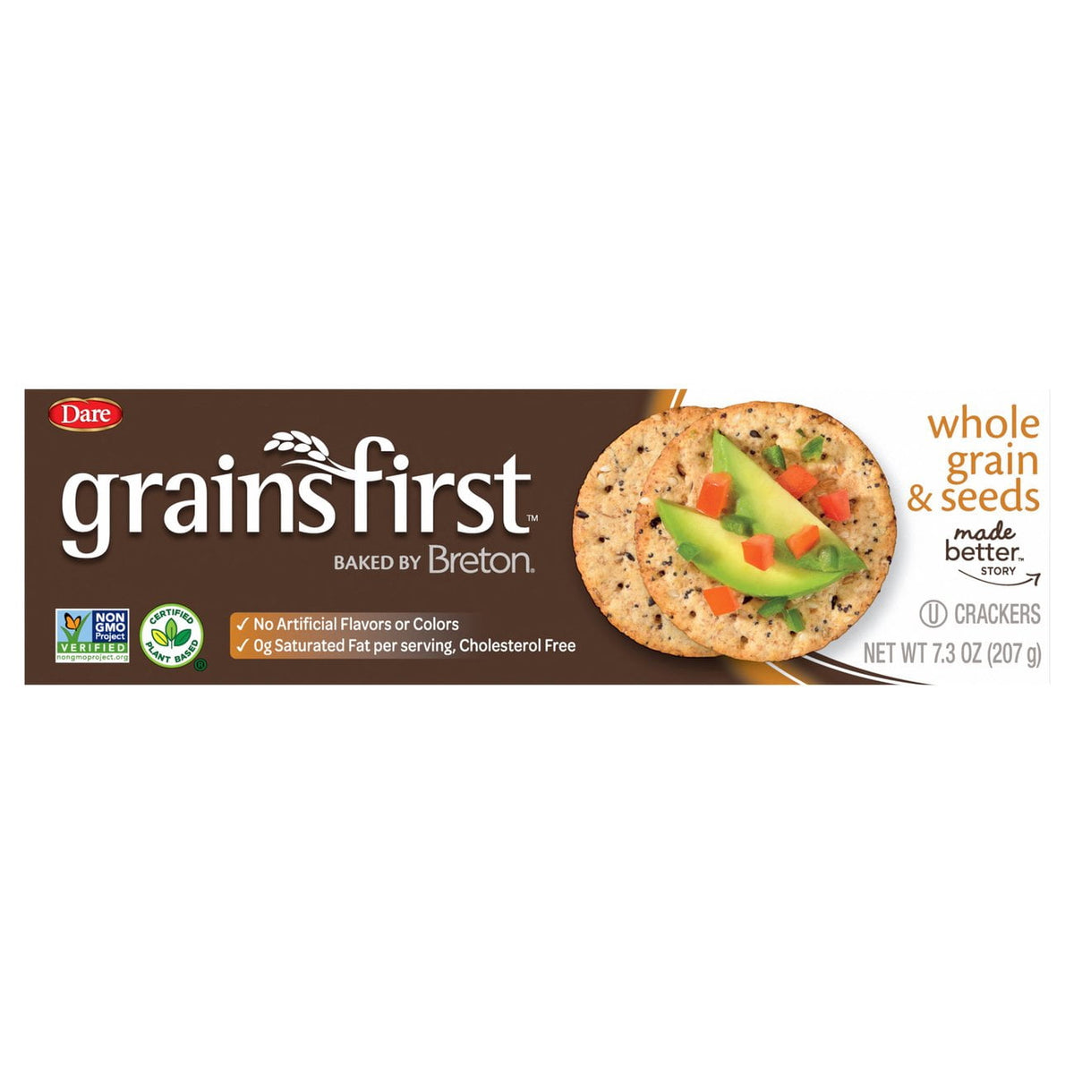 Dare GrainsFirst Whole Grain & Seeds Crackers 207 g