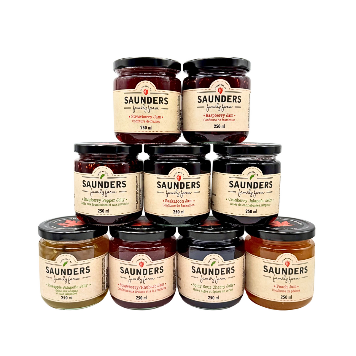 Saunders Family Farm Blueberry 250 ml
