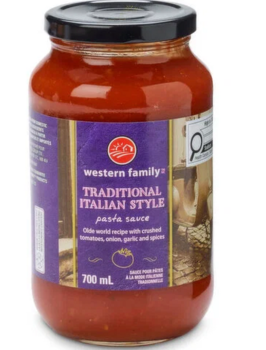 Western Family Traditional Italian Style Pasta Sauce