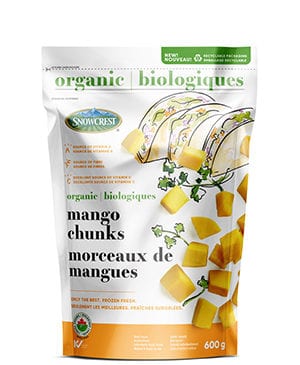 Snowcrest Organic Mango Chunks 600 g