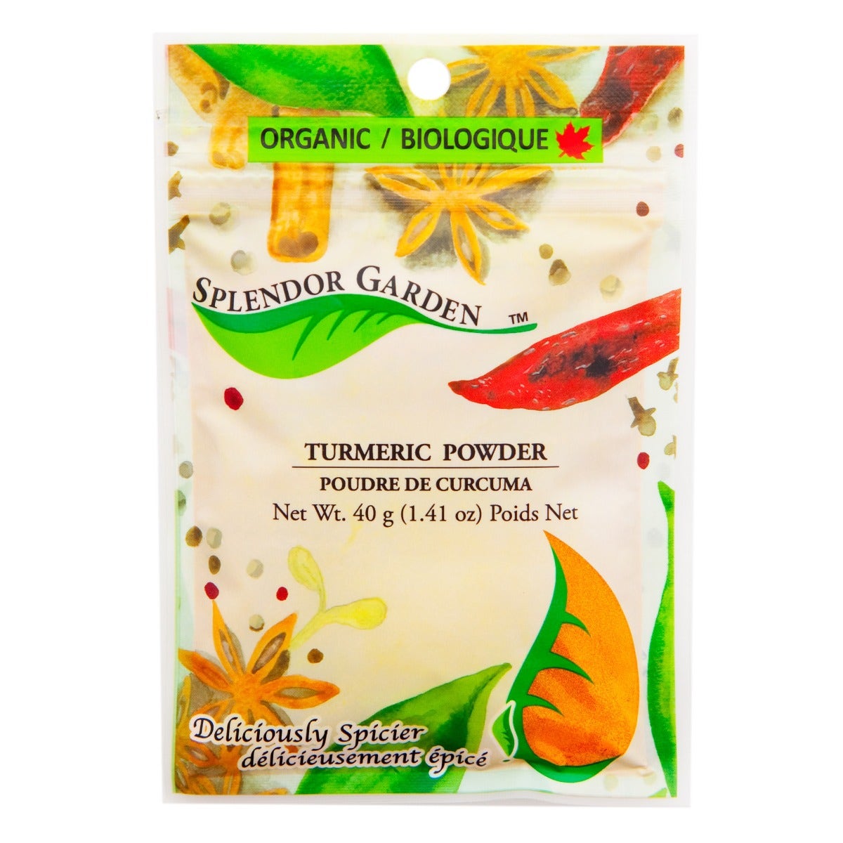 Splendor Garden Organic Turmeric 40 g