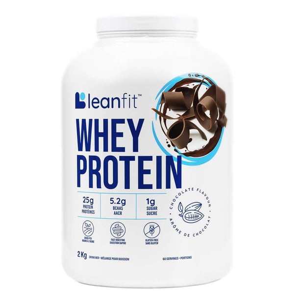 LeanFit Naturals Whey Protein Powder Chocolate 2 kg