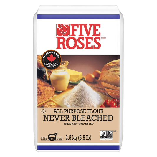Five Roses Never Bleached All Purpose Flour 2.5 kg