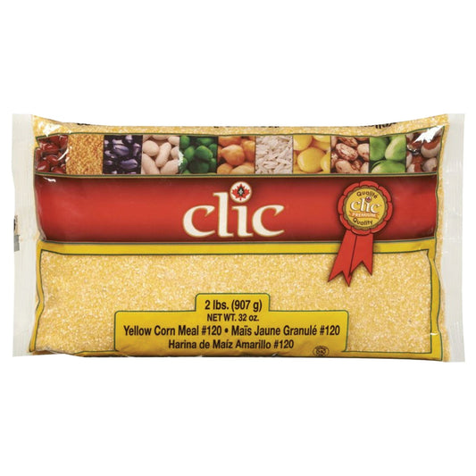 Clic Fine Yellow Cornmeal 907 g