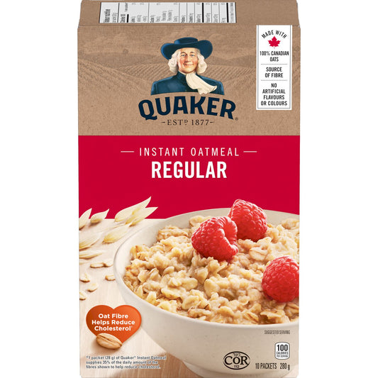 Quaker Regular Instant Oatmeal 10 x 28 g