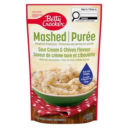 Betty Crocker Sour Cream & Chives Mashed Potatoes 113 g