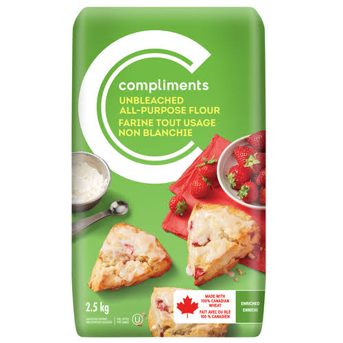 Compliments Unbleached All-Purpose Flour 2.5 kg
