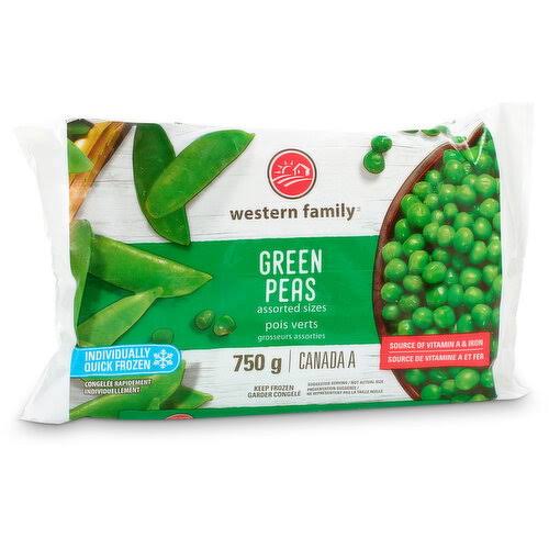 Western Family Green Peas 750 g