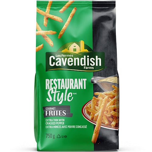 Cavendish Farms Restaurant Style Extra Thin Fries 750 g