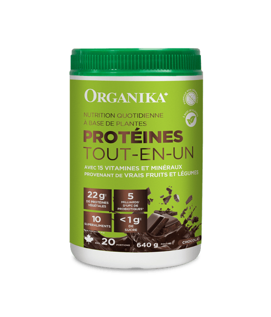 Organika Plant-Based Daily Nutrition All-in-One Protein Chocolate 640 g